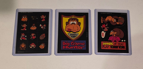 Donkey kong sticker card big - donkey,